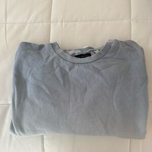 Blue and White Sweater